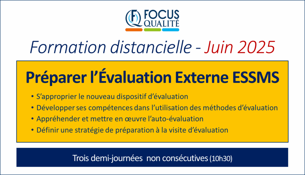 Formation distancielle pour préparer l'évaluation externe ESSMS - Juin 2025